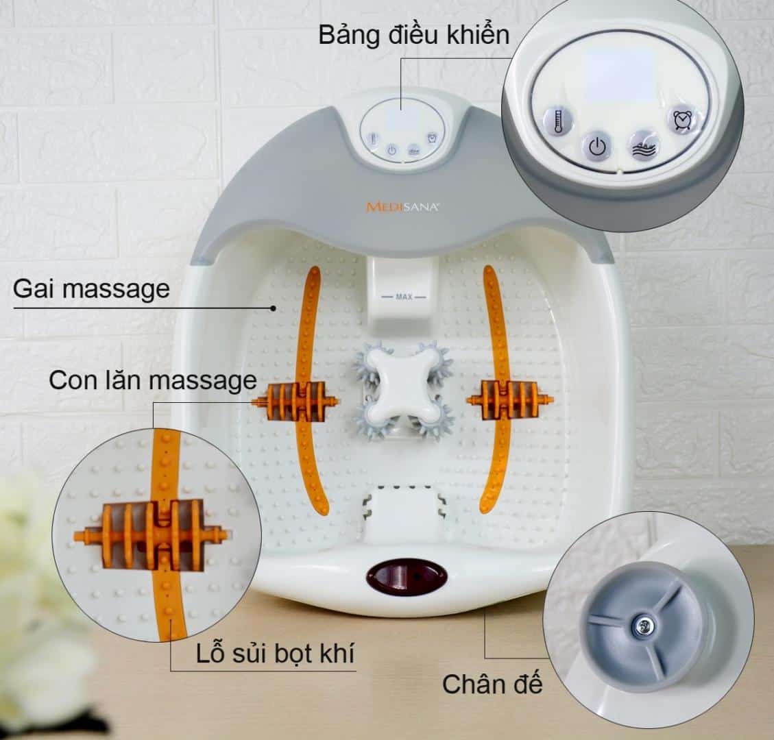 Bồn Massage Chân Medisana FS 885 Bồn Massage Chân Medisana FS 885