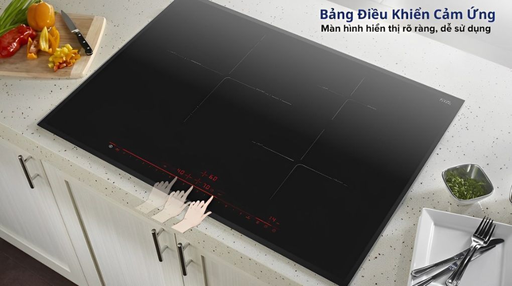 Bếp từ 3 vùng nấu Bosch PID775DC1E Serie 8 7400W - Bảng điều khiển cảm ứng dễ sử dụng, màn hình hiển thị trực quan 5 14 Gia Dụng Đức Đà Nẵng