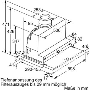 Máy Hút Mùi Bosch DFR067A50 Âm Tủ