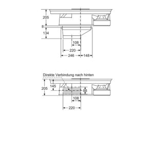 Bếp Từ Kết Hợp Hút Mùi Bosch PXX875D34E Serie 8