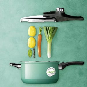 Bộ Nồi Áp Suất Silit Sicomatic T-Plus Duo 4.5+3L Green