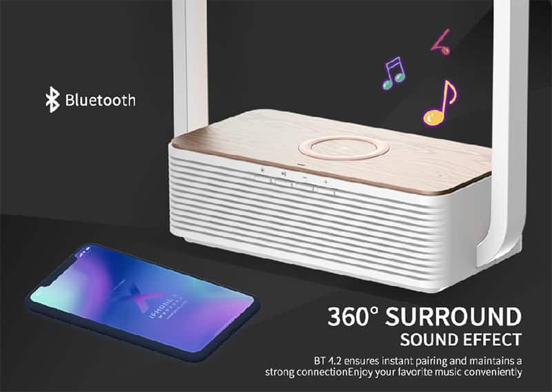 Đèn Led 3 In 1 Wilit A15B - Loa Bluetooth, Đèn 3 Chế Độ, Sạc Không Dây 8 Đèn Led 3 In 1 Wilit A15B - Loa Bluetooth, Đèn 3 Chế Độ, Sạc Không Dây