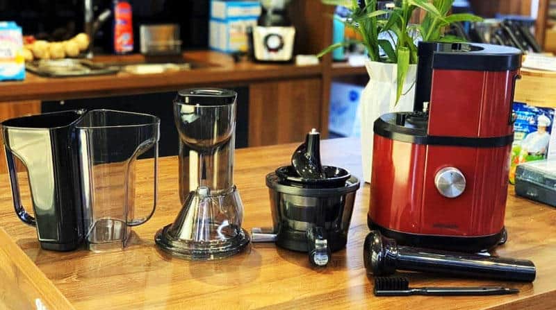 Máy ép chậm Medion MD 19107 dễ dàng tháo lắp