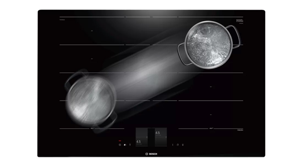 Bếp từ 4 vùng nấu Bosch PXY875DC1E Serie 8 7400W - Chuyển vùng nấu tự động Bếp từ 4 vùng nấu Bosch PXY875DC1E Serie 8 7400W