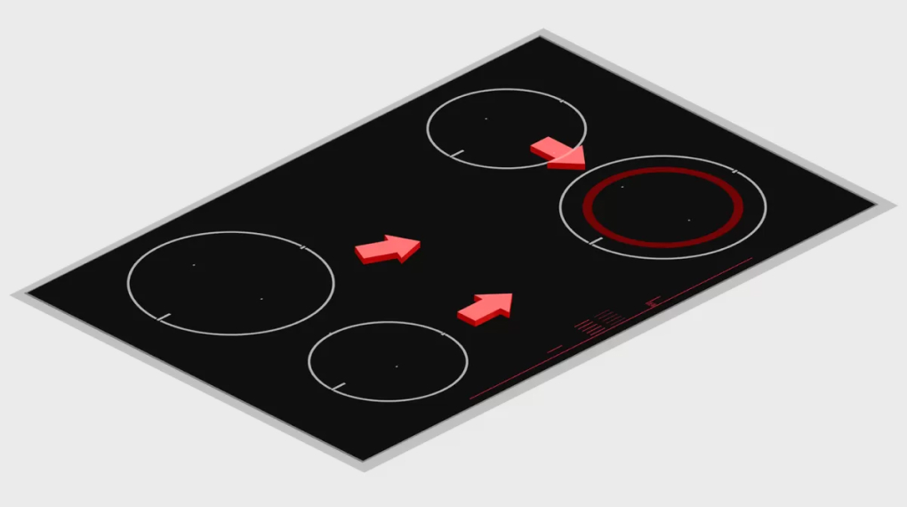 Bếp từ 4 vùng nấu Bosch PXY875DC1E Serie 8 7400W - PowerBoost: Tăng 50% công suất Bếp từ 4 vùng nấu Bosch PXY875DC1E Serie 8 7400W