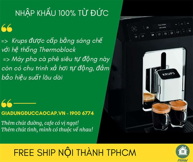 MAY PHA CAFE TU DONG KRUPS EA8918 14 Gia Dụng Đức Đà Nẵng