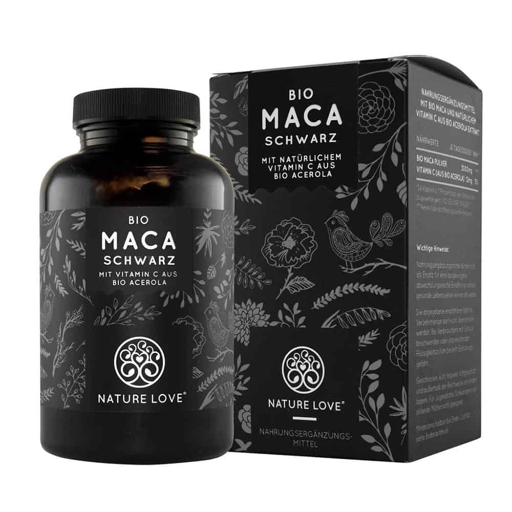 Viên Nang Nature Love Bio Maca Schwarz 163g Viên Nang Nature Love Bio Maca Schwarz 163g