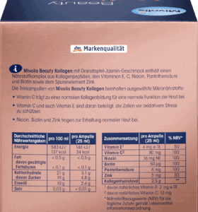 ĐỒ UỐNG ĐẸP DA MIVOLIS BEAUTY KOLLAGEN TRINKAMPULLEN 20ST.500 ML 2 5 Gia Dụng Đức Đà Nẵng