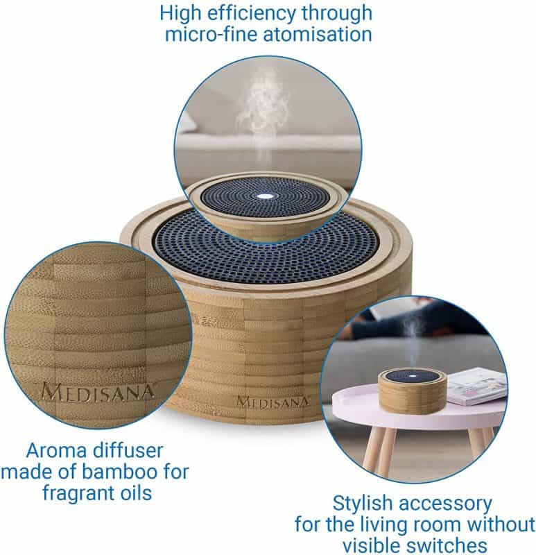 Máy Khuếch Tán Tinh Dầu Medisana AD625 60083 10 Máy Khuếch Tán Tinh Dầu Medisana AD625 60083