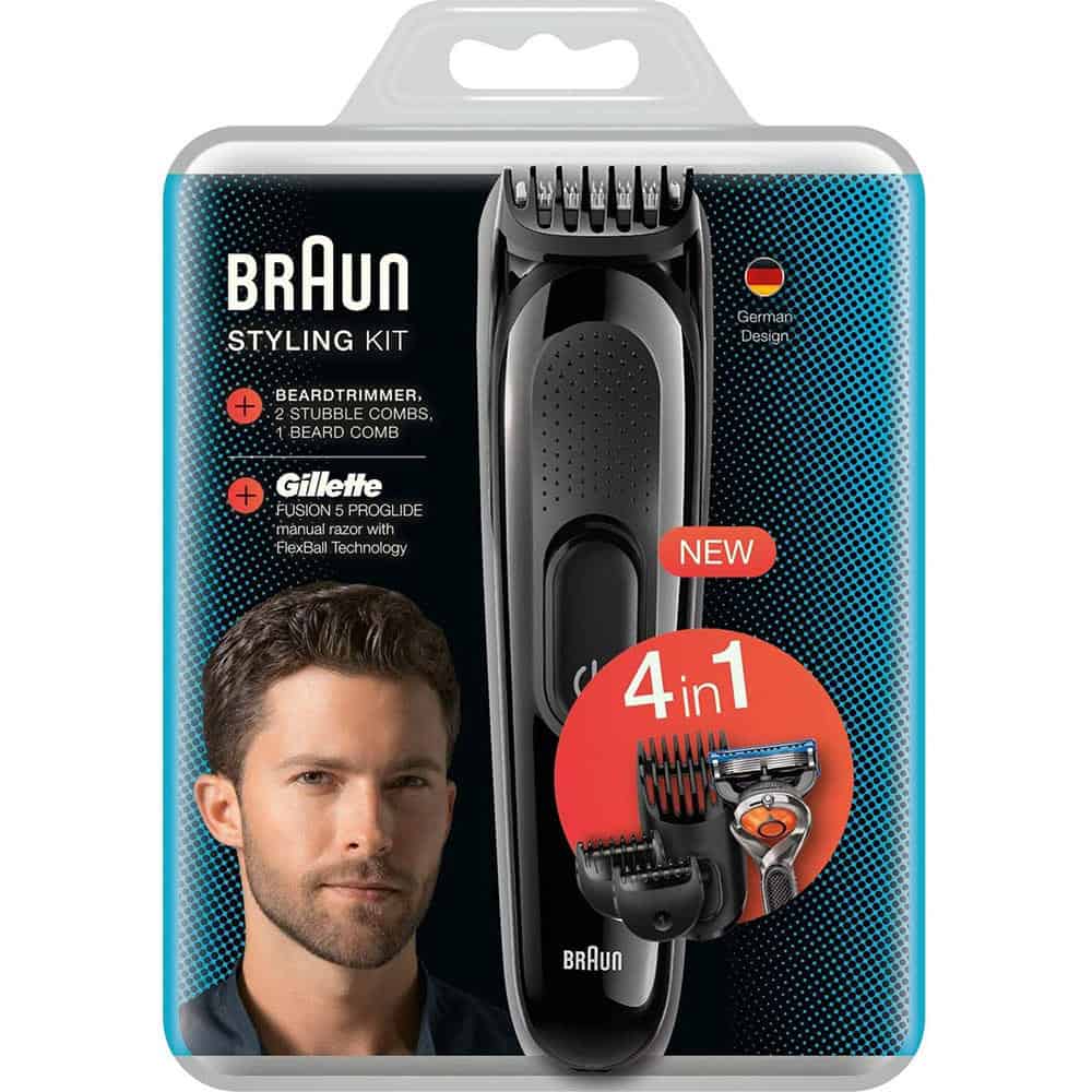 Tông Đơ Cắt Tóc Cạo Râu Braun Styling Kit SK3000 4 in 1 Tông Đơ Cắt Tóc Cạo Râu Braun Styling Kit SK3000 4 in 1