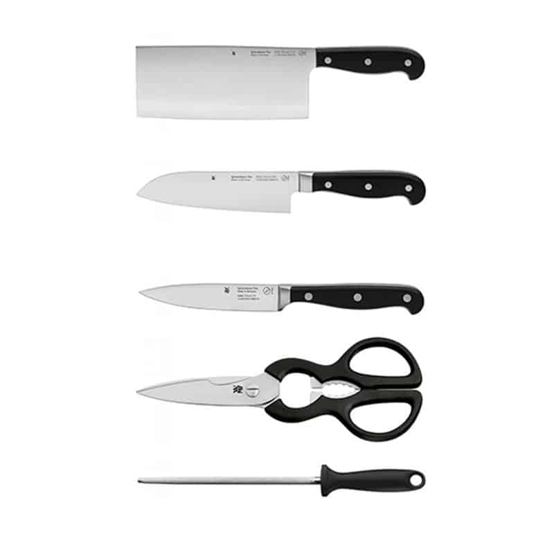 Bộ Dao 6 Món Wmf Spitzenklasse Plus (1 Dao Chặt) 9 Bộ Dao 6 Món WMF Spitzenklasse Plus