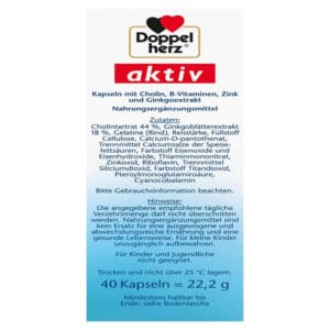 Thuốc Bổ Vitamin B + Cholin Ginkgo - 40 Viên