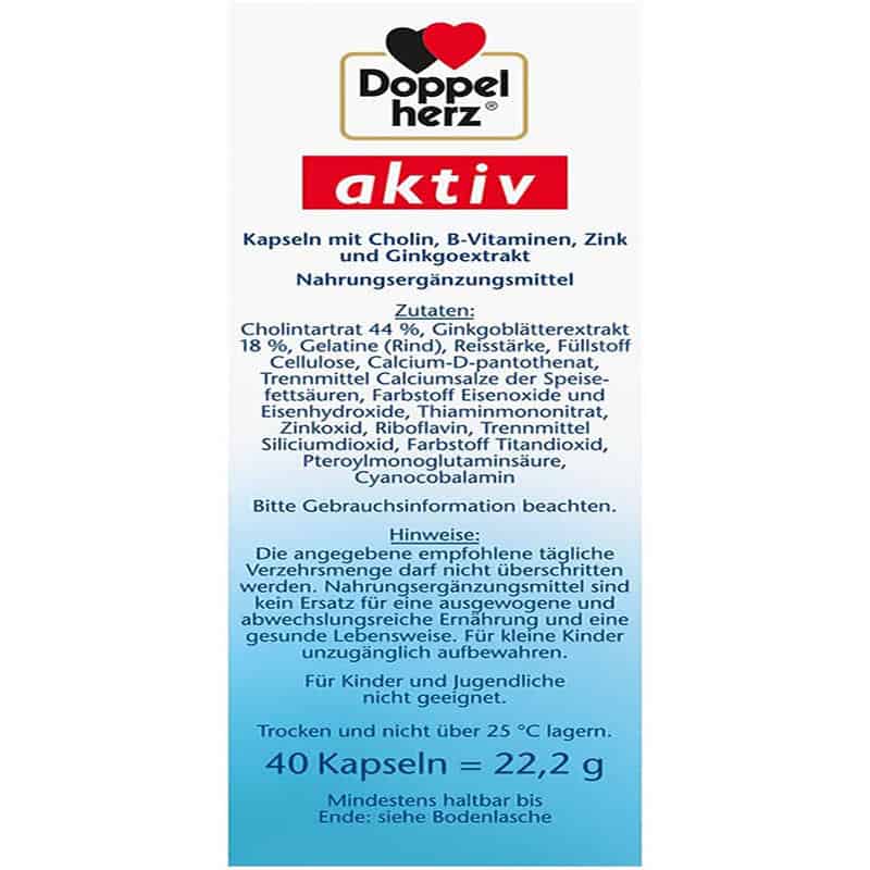 Thuốc Bổ Vitamin B + Cholin Ginkgo - 40 Viên