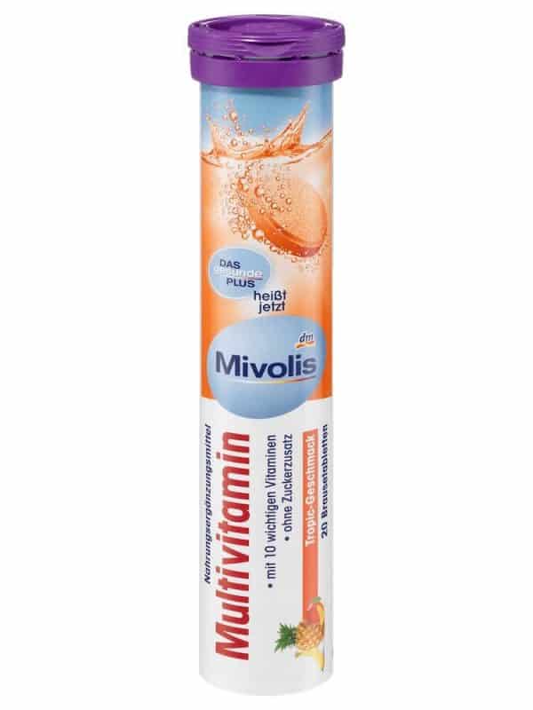 VIÊN SỦI VITAMIN TỔNG HỢP MIVOLIS MULTIVITAMIN BRAUSETABLETTEN 4 p 2 Gia Dụng Đức Đà Nẵng