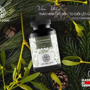 Viên Nang Nature Love Glucomannan Conjak Wurzel 120 Viên 5 Viên Nang Giảm Cân Nature Love Glucomannan 120 Viên