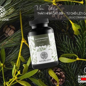 Viên Nang Nature Love Glucomannan Conjak Wurzel 120 Viên 8 Viên Nang Giảm Cân Nature Love Glucomannan 120 Viên