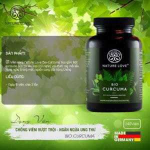 Viên Nang Bio Curcuma Kapseln Nature Love 240 Viên 2 Viên Nang Bio Curcuma Kapseln Nature Love 240 Viên