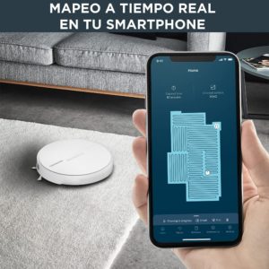 Robot Hút Bụi, Lau Nhà Rowenta RR7427 5 Robot Hút Bụi Và Lau Nhà Rowenta Explorer 60 Connect RR7427