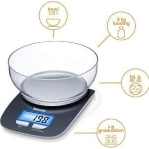 Cân Thực Phẩm Beurer KS25 Digital Kitchen Scales