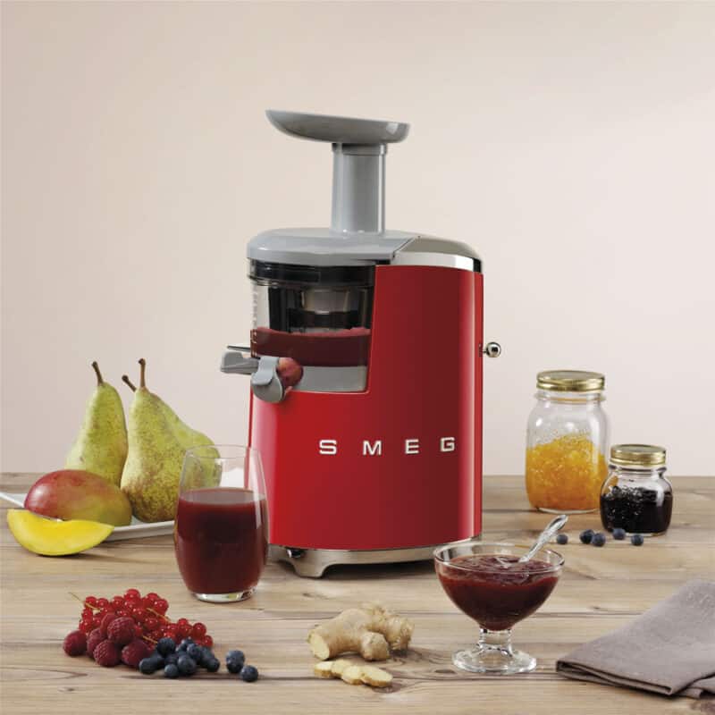 Máy Ép Chậm Trái Cây SMEG SJF01RDEU Red 9 Máy Ép Chậm Trái Cây Smeg SJF01RDEU Red - 3