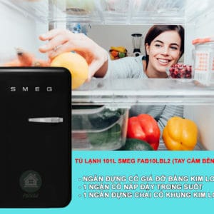 Tủ Lạnh 101L Smeg FAB10LBL2 2 TU LANH 101L SMEG FAB10LBL22 Gia Dụng Đức Đà Nẵng