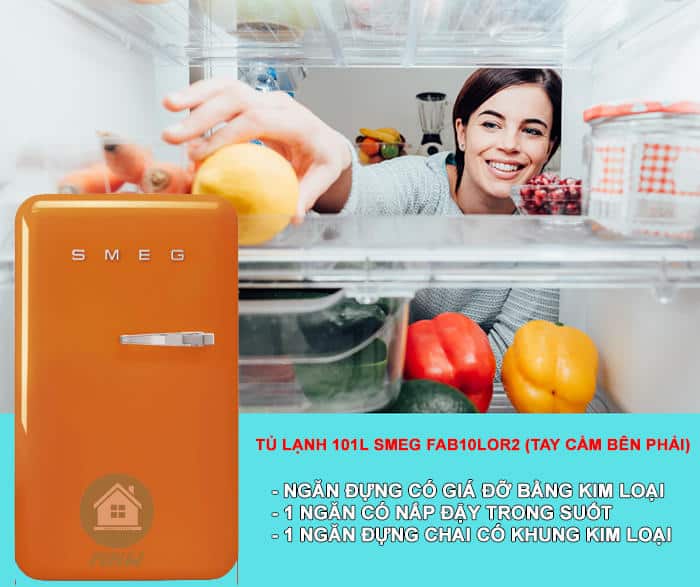 TU LANH 101L SMEG FAB10LOR22 Gia Dụng Đức Đà Nẵng