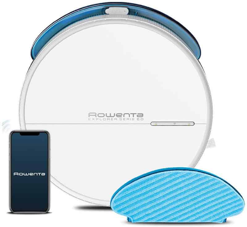 Robot Hút Bụi, Lau Nhà Rowenta RR7427 13 Robot Hút Bụi Và Lau Nhà Rowenta Explorer 60 Connect RR7427