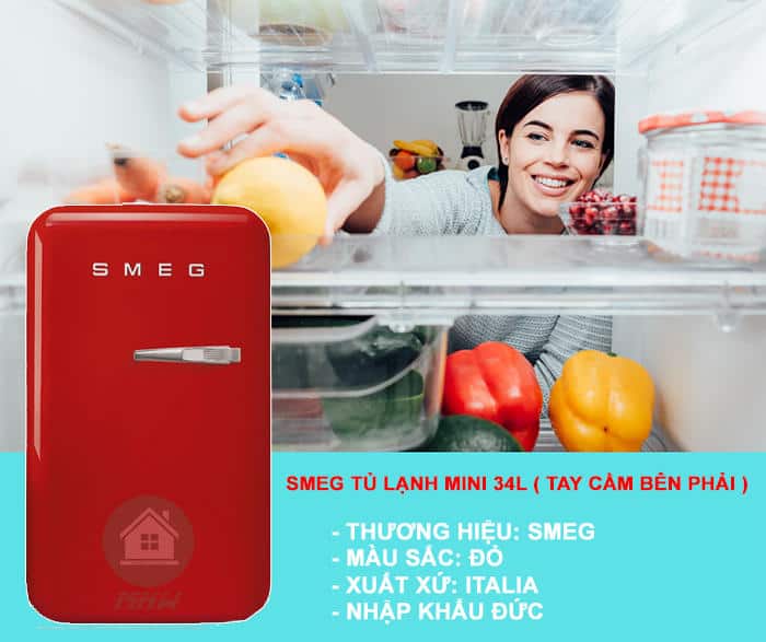 Tủ Lạnh Mini Smeg FAB5LRD3 2 tu lanh mini SMEG FAB5LRD3 768x7681 1 Gia Dụng Đức Đà Nẵng