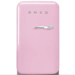 tủ lạnh mini smeg FAB5LPK3 màu hồng tay cầm bên phải