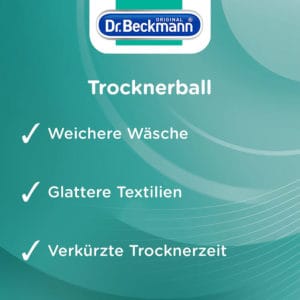 Bóng Giặt Dr. Beckmann Trockner - Chống Nhăn Quần Áo 3 Bóng Giặt Dr. Beckmann Trockner - Chống Nhăn Quần Áo