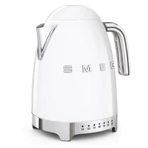 Ấm Đun Nước Siêu Tốc Smeg KLF04WHEU White 2 Ấm đun nước SMEG KLF04WHEU màu trắng với thiết kế các nút sáng nhiệt độ trực quan