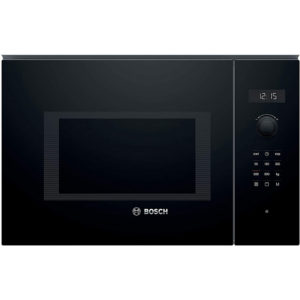 Thương hiệu: Bosch Mã sản phẩm: BEL554MB0 Dung tích: 25 lít Công suất vi sóng tối đa: 900W Đường kính đĩa xoay: 31.5cm 8 công thức nấu ăn tự động Điều khiển: cảm ứng kết hợp núm xoay 100% nhập khẩu từ Đức & EU Bảo hành: 24 Tháng