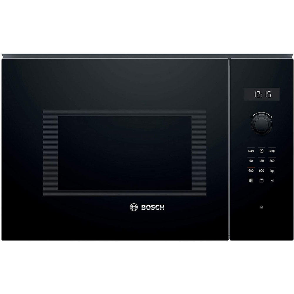 Lò Vi Sóng Kèm Nướng Âm Tủ Bosch BEL554MB0 Serie 6 Thương hiệu: Bosch Mã sản phẩm: BEL554MB0 Dung tích: 25 lít Công suất vi sóng tối đa: 900W Đường kính đĩa xoay: 31.5cm 8 công thức nấu ăn tự động Điều khiển: cảm ứng kết hợp núm xoay 100% nhập khẩu từ Đức & EU Bảo hành: 24 Tháng