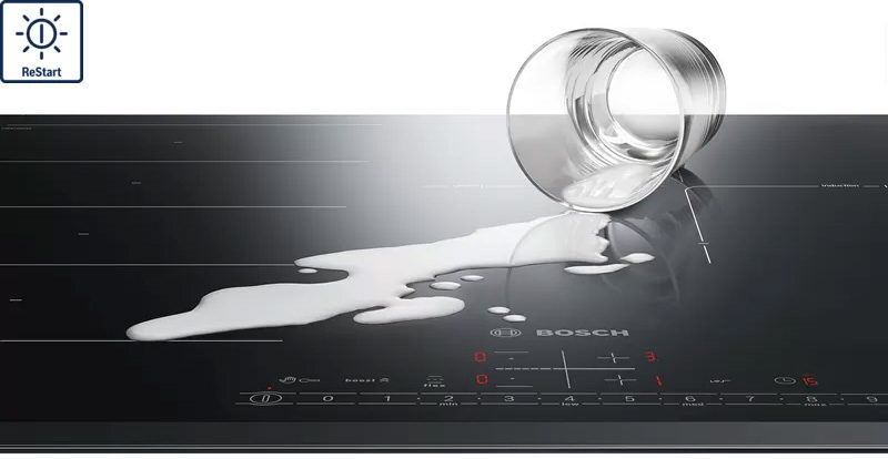 Bếp từ 3 vùng nấu Bosch PXE875DC1E Serie 8 7400 W 22 Bếp Từ Bosch PXE875DC1E Series 8 - Không Giới Hạn Vùng Nấu