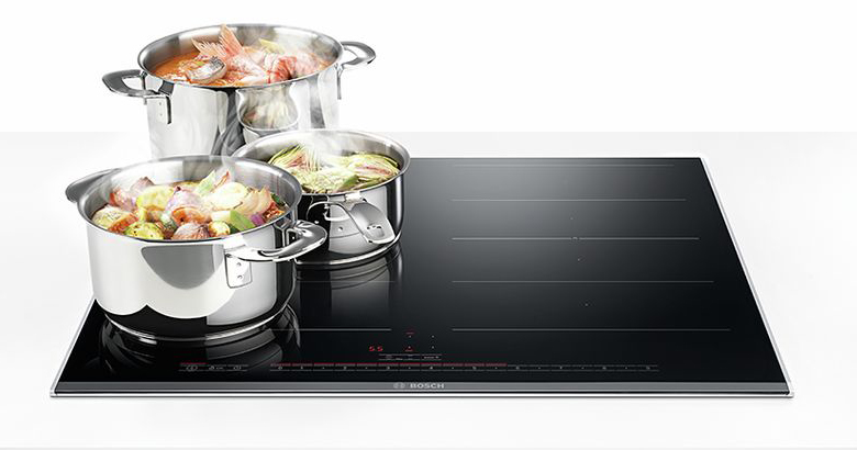 Bếp từ 3 vùng nấu Bosch PXE875DC1E Serie 8 7400 W 17 Bếp Từ Bosch PXE875DC1E Series 8 - Không Giới Hạn Vùng Nấu