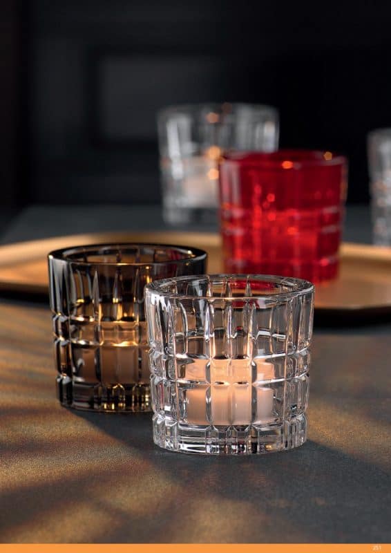 Cốc Nến Nachtmann Noblesse 102078 Teelichthalter rot