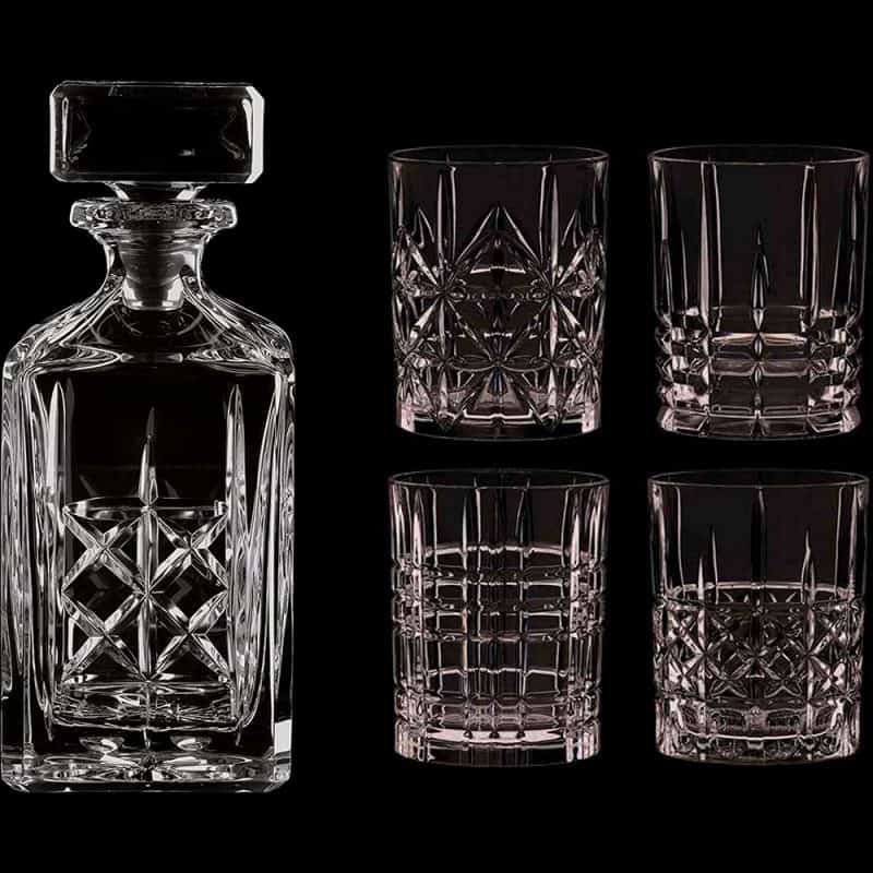 Bộ Bình Và Ly Uống Rượu Nachtmann 98196 Highland Whiskyset 5 Món