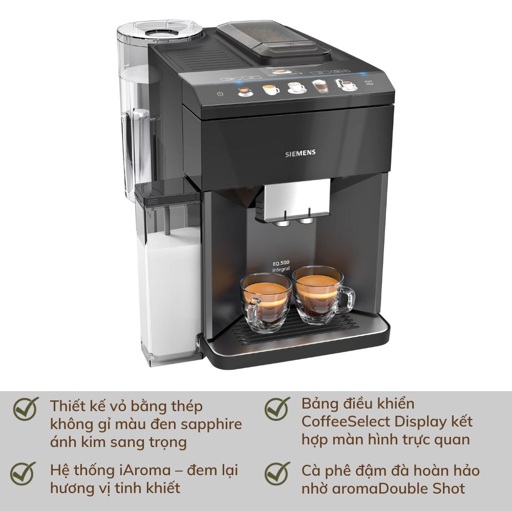 Máy Pha Cà Phê Tự Động Siemens EQ.500 TQ505D09