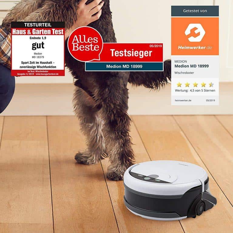 Robot Lau Nhà Medion MD18379 Màu trắng