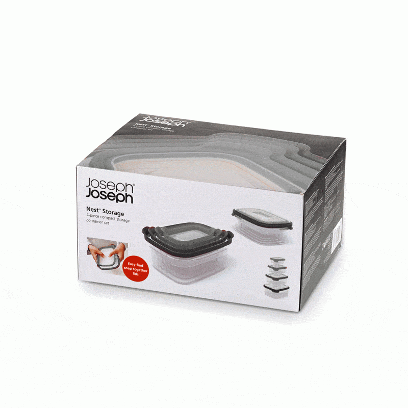 Set hộp đựng thực phẩm Joseph Joseph 98472 4 Nest Storage 4 98472 PKG Gia Dụng Đức Đà Nẵng