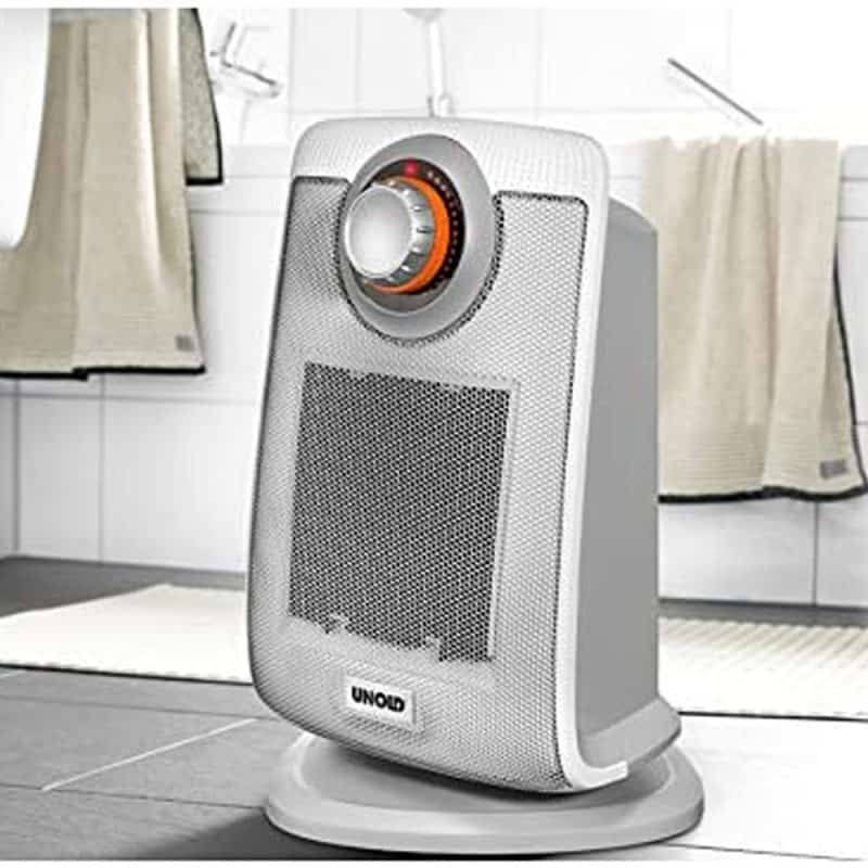 Quạt Sưởi Unold 86440 Kermaik Heizlufter Bad White 5 Quạt Sưởi Unold 86440 Kermaik Heizlufter Bad White