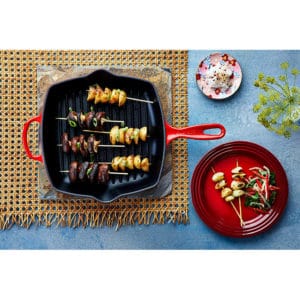 Chảo Nướng LeCreuset 20183260600422 Hình Vuông 26cm Red