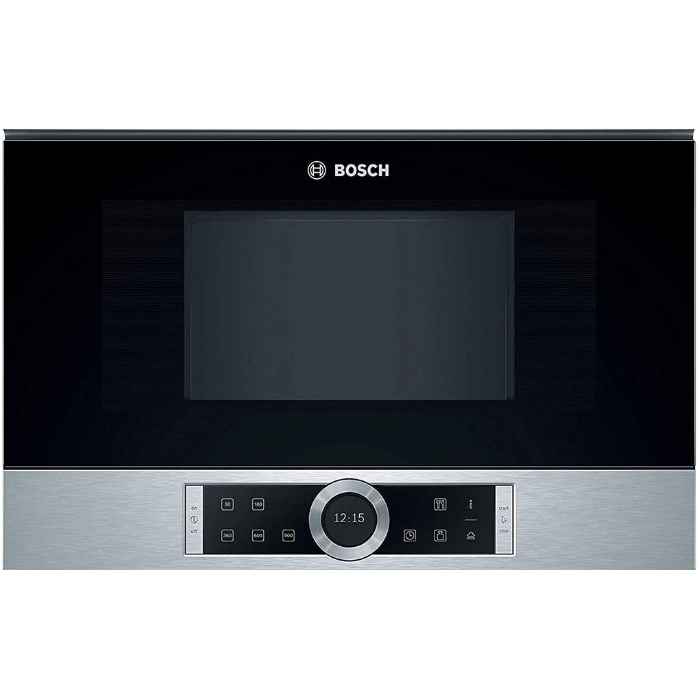 Thương hiệu: Bosch Mã sản phẩm: BFL634GS1 Dung tích khoang 21 lít Mức công suất: 5 Loại điều khiển: Điện tử Công thức nấu ăn được lưu trữ: 7 Các công suất vi sóng tối đa: 900W 100% nhập khẩu từ Đức & EU Bảo hành: 24 Tháng