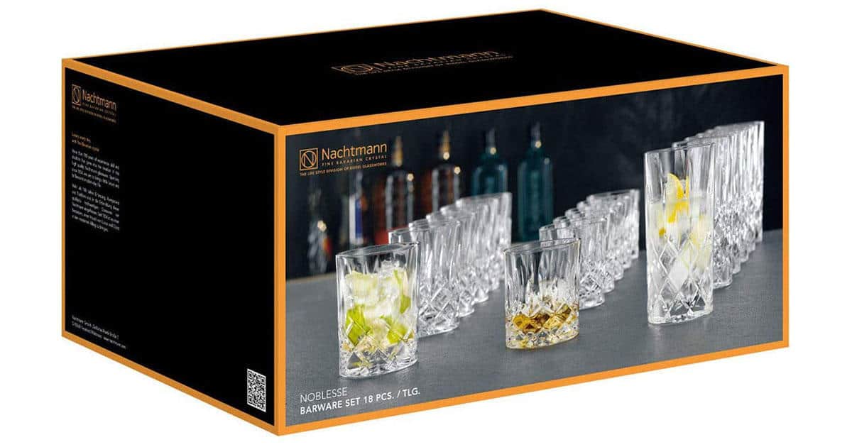 Máy rửa chén bát Bosch: Mua hàng đẳng cấp, rinh quà cực sang 5 Bộ cốc Nachtmann 101764 Noblesse 18 món