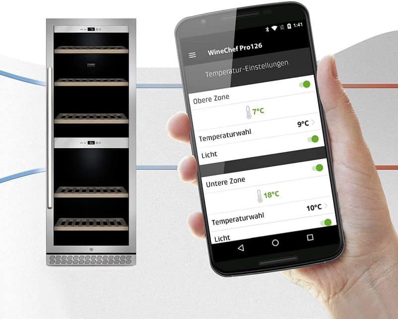 Tủ Bảo Quản Rượu Vang Caso 66 Chai Wine Comfort 660 Smart 7 Tủ Bảo Quản Rượu Vang Caso Wine Comfort 660 Smart