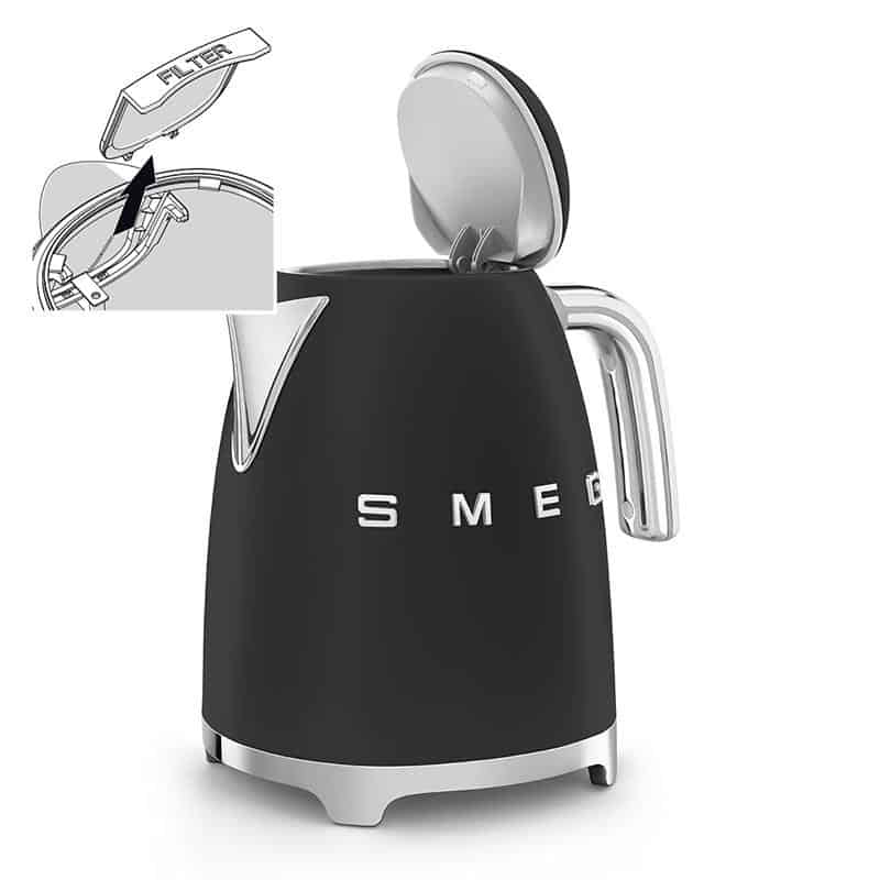 Ấm Siêu Tốc Smeg KLF03BLMEU Matt Black
