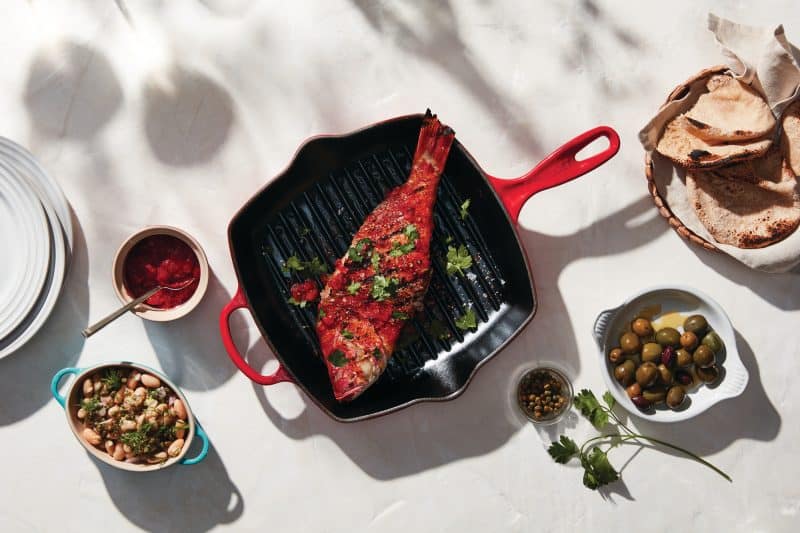 Chảo Nướng LeCreuset 20183260600422 Hình Vuông 26cm Red