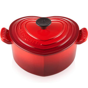 Nồi Gang Le Creuset Heart Casserole Cerise 20cm