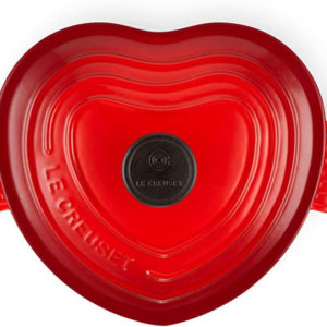 Nồi Gang Le Creuset Heart Casserole Cerise 20cm
