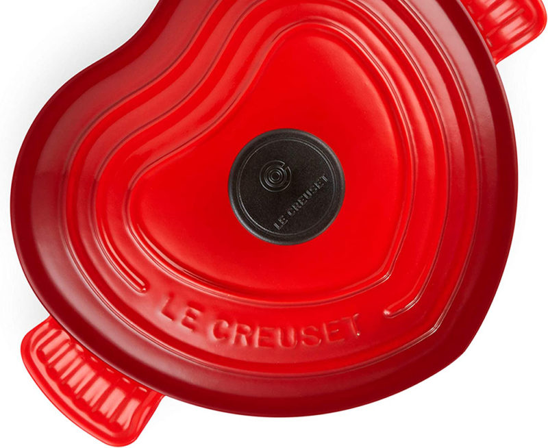 Nồi Gang Le Creuset Heart Casserole Cerise 20cm